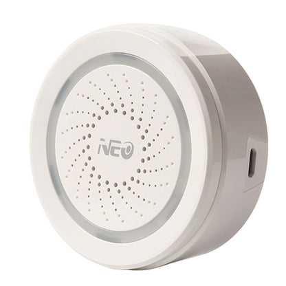 NEO NAS-AB02W WiFi USB ไซเรน เซนเซอร์ สำหรับการรักษาความปลอดภัยสัญญาณเตือนภัยภายในบ้าน, AB02W