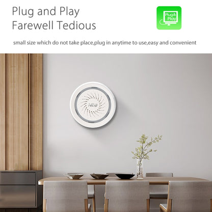 NEO NAS-AB02W WiFi USB ไซเรน เซนเซอร์ สำหรับการรักษาความปลอดภัยสัญญาณเตือนภัยภายในบ้าน, AB02W