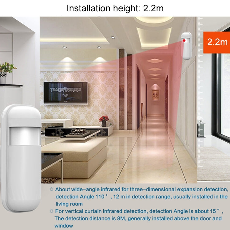 PA-92R เครื่องตรวจจับ PIR ไร้สายอัจฉริยะ, PA-92R