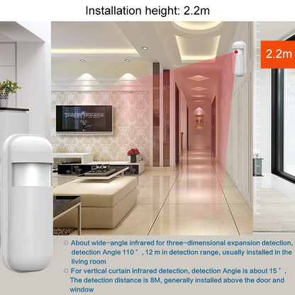 PA-92R เครื่องตรวจจับ PIR ไร้สายอัจฉริยะ, PA-92R