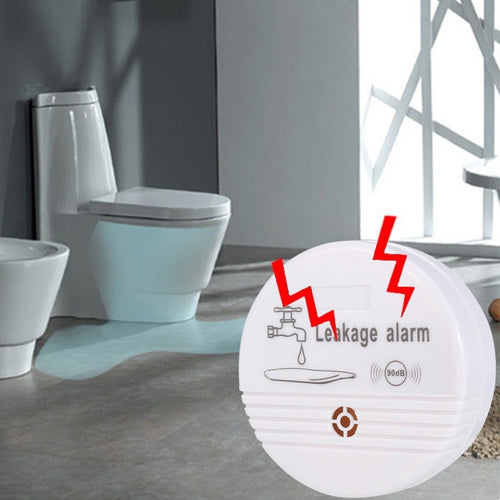 เซ็นเซอร์ตรวจจับน้ำรั่ว 360 องศา 85dB ปริมาณน้ำรั่วสำหรับห้องครัวบ้าน, ห้องน้ำ, พื้น, HH-LS518
