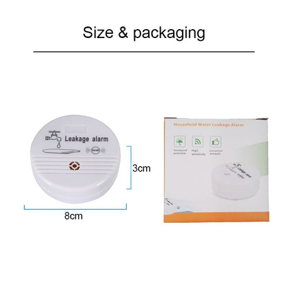เซ็นเซอร์ตรวจจับน้ำรั่ว 360 องศา 85dB ปริมาณน้ำรั่วสำหรับห้องครัวบ้าน, ห้องน้ำ, พื้น, HH-LS518