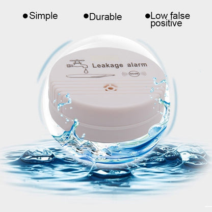 เซ็นเซอร์ตรวจจับน้ำรั่ว 360 องศา 85dB ปริมาณน้ำรั่วสำหรับห้องครัวบ้าน, ห้องน้ำ, พื้น, HH-LS518