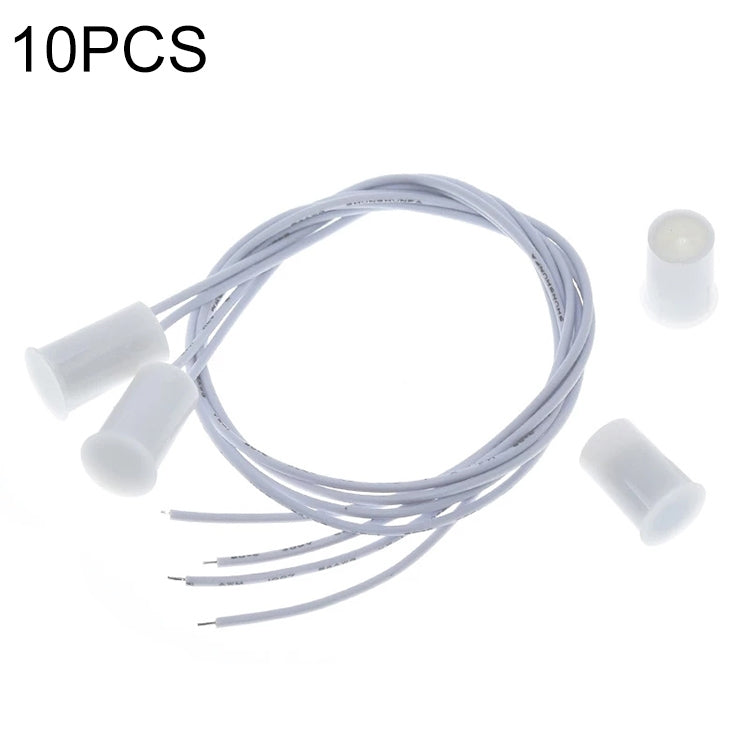 10 ชิ้นสวิตช์เซ็นเซอร์แม่เหล็กประตูรุ่น NC แบบฝัง, RC-33