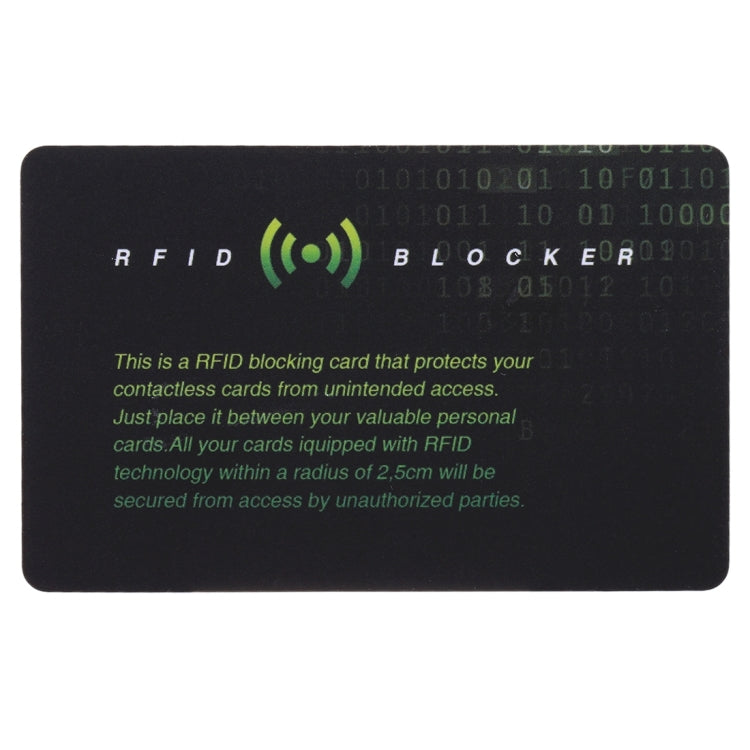 100 ชิ้นเครื่องสแกนเนอร์ Guard Card RFID Blocking Card, การป้องกัน ID ที่จดสิทธิบัตรในตัว, 100 PCS