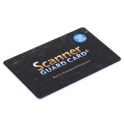 100 ชิ้นเครื่องสแกนเนอร์ Guard Card RFID Blocking Card, การป้องกัน ID ที่จดสิทธิบัตรในตัว, 100 PCS