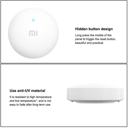 เครื่องป้องกันน้ำท่วมบลูทูธไร้สาย Xiaomi ดั้งเดิมตรวจจับน้ำรั่วอย่างชาญฉลาดแอพเชื่อมต่อลำโพง Xiaoai เพื่อเตือนบ้านอัจฉริยะจากระยะไกลจำเป็นต้องใช้กับ CA1001