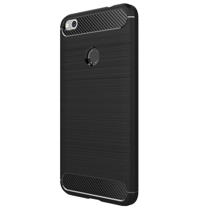 สำหรับ Huawei P8 Lite (2017) แปรงคาร์บอนไฟเบอร์เนื้อกันกระแทกเคส TPU, Huawei P8 Lite (2017)