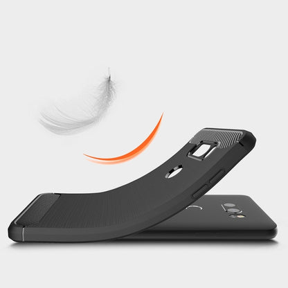 สำหรับ LG V30 Brushed Texture คาร์บอนไฟเบอร์กันกระแทก TPU เกราะป้องกันเคส, For LG V30