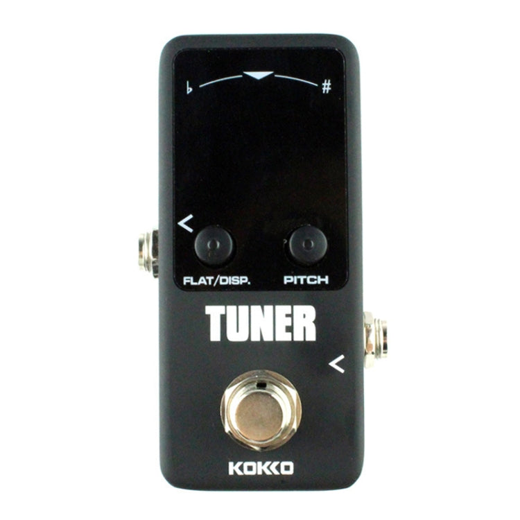 KOKKO FTN2 Guitar Mini Monoblock Effects Pedal Tuner, หน้าจอแสดงผลโหมดคู่ความไวแสงสูง, FTN2