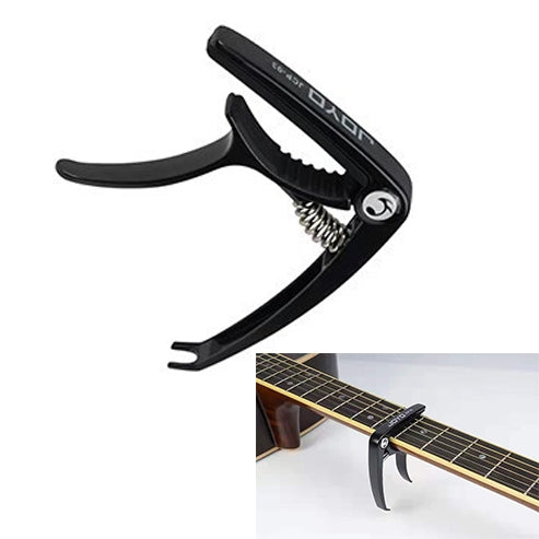 JOYO JCP-03 สังกะสีอัลลอยด์กีตาร์ Capo Universal Capo สำหรับกีตาร์อะคูสติก Ukulele, JCP-03
