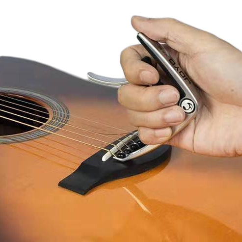 JOYO JCP-03 สังกะสีอัลลอยด์กีตาร์ Capo Universal Capo สำหรับกีตาร์อะคูสติก Ukulele, JCP-03