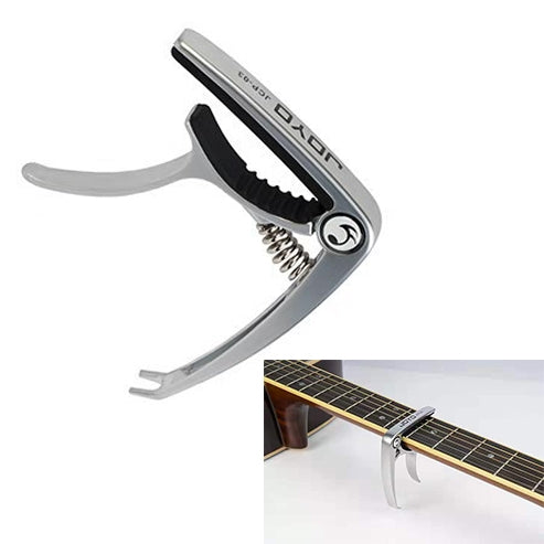 JOYO JCP-03 สังกะสีอัลลอยด์กีตาร์ Capo Universal Capo สำหรับกีตาร์อะคูสติก Ukulele, JCP-03