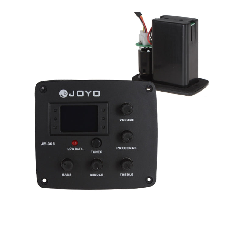 JOYO JE-305 กีตาร์ 4-Band EQ Preamp จูนเนอร์ Pickup Equalizer พร้อมฟังก์ชั่นปรับแต่ง, JE-305