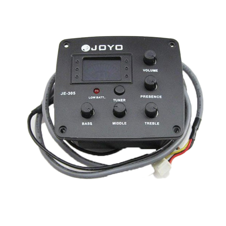 JOYO JE-305 กีตาร์ 4-Band EQ Preamp จูนเนอร์ Pickup Equalizer พร้อมฟังก์ชั่นปรับแต่ง, JE-305