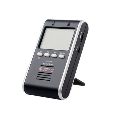 JOYO JM-90 มินิแบบพกพาแบบชาร์จไฟได้ Clip-on ไฟ LED อิเล็กทรอนิกส์ดิจิตอลเครื่องเมตรอนอมโทนเครื่องกำเนิดไฟฟ้าจูนเนอร์สำหรับกีตาร์ไวโอลินอูคูเลเล่, JM-90 (Black), JM-90 (White)