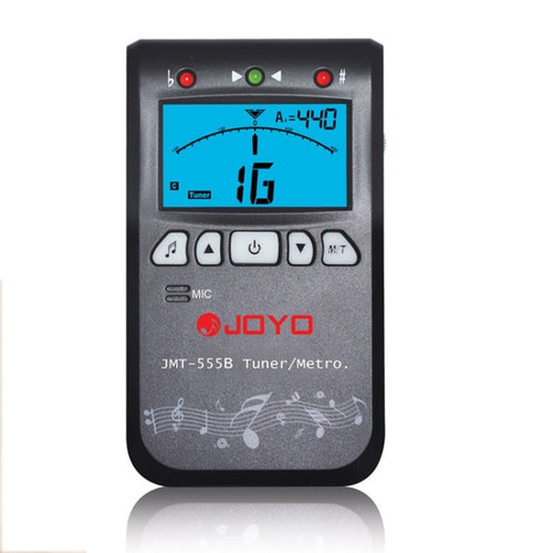 JOYO JMT-555B Metronome Tuner Chromatic Digital LCD Backlight พร้อม Tone Generator 3 ใน 1 ชุดสำหรับกีตาร์ไวโอลิน Ukulele, JMT-555B