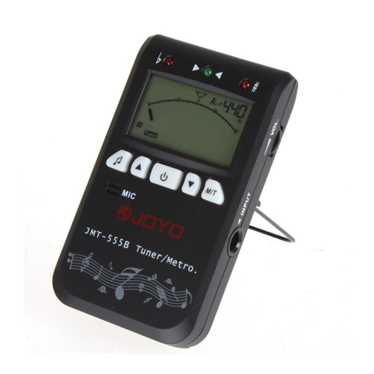 JOYO JMT-555B Metronome Tuner Chromatic Digital LCD Backlight พร้อม Tone Generator 3 ใน 1 ชุดสำหรับกีตาร์ไวโอลิน Ukulele, JMT-555B