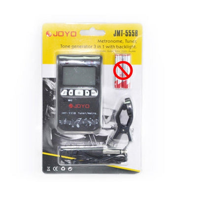 JOYO JMT-555B Metronome Tuner Chromatic Digital LCD Backlight พร้อม Tone Generator 3 ใน 1 ชุดสำหรับกีตาร์ไวโอลิน Ukulele, JMT-555B