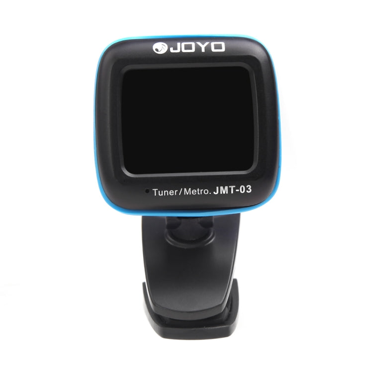 JOYO JMT-03 แบบพกพา Clip-on จูนเนอร์กีตาร์ Metronome รองรับ MIC และคลิปโหมดการปรับแต่ง 2-in-1 360 องศาหมุนสำหรับกีตาร์ไวโอลิน Ukulele, JMT-03