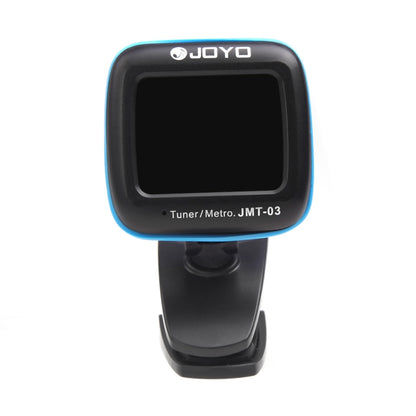 JOYO JMT-03 แบบพกพา Clip-on จูนเนอร์กีตาร์ Metronome รองรับ MIC และคลิปโหมดการปรับแต่ง 2-in-1 360 องศาหมุนสำหรับกีตาร์ไวโอลิน Ukulele, JMT-03
