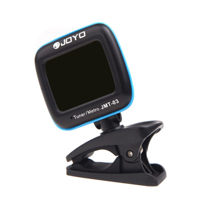 JOYO JMT-03 แบบพกพา Clip-on จูนเนอร์กีตาร์ Metronome รองรับ MIC และคลิปโหมดการปรับแต่ง 2-in-1 360 องศาหมุนสำหรับกีตาร์ไวโอลิน Ukulele, JMT-03