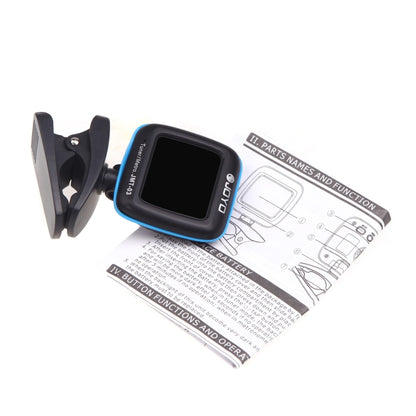 JOYO JMT-03 แบบพกพา Clip-on จูนเนอร์กีตาร์ Metronome รองรับ MIC และคลิปโหมดการปรับแต่ง 2-in-1 360 องศาหมุนสำหรับกีตาร์ไวโอลิน Ukulele, JMT-03