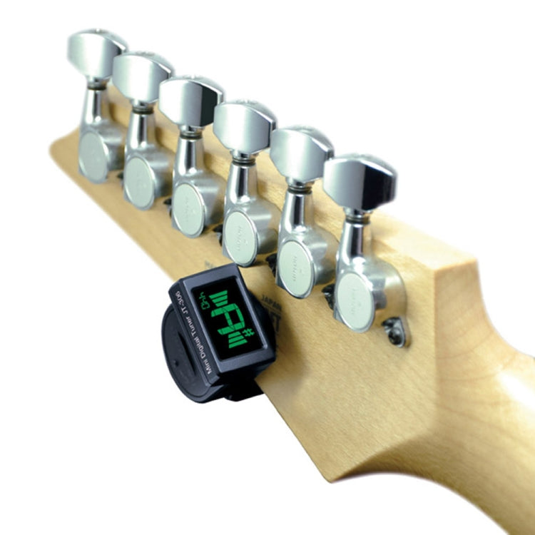 JOYO JT-306 มินิดิจิตอล LCD เครื่องรับสัญญาณแบบสเลสำหรับกีตาร์ไฟฟ้าอะคูสติกเบสไวโอลินอูคูเลเล่, JT-306