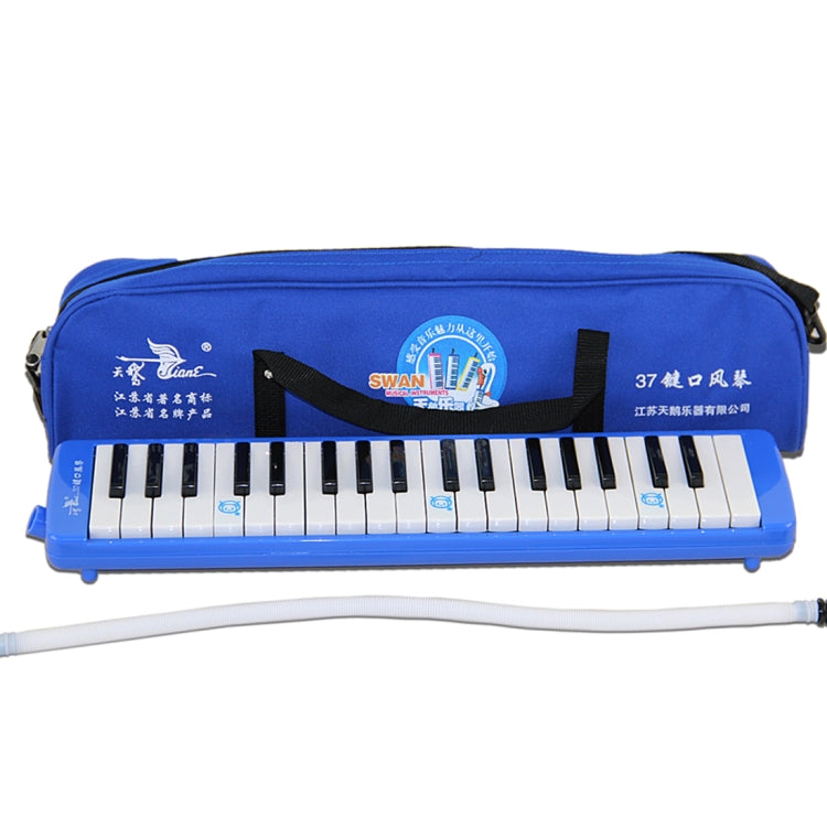 Swan SW37J 37 คีย์หีบเพลง Melodica เปียโนช่องปากเด็กนักเรียนเริ่มต้นเครื่องดนตรี, SW37J 37-Keys Polyphonic Harmonica