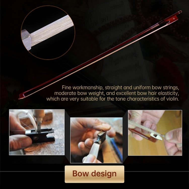 ไวโอลินอะคูสติกขนาดเต็ม 4/4 Handmade ไวโอลินไม้เนื้อแข็ง, Violin