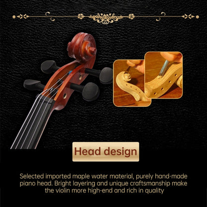 ไวโอลินอะคูสติกขนาดเต็ม 4/4 Handmade ไวโอลินไม้เนื้อแข็ง, Violin