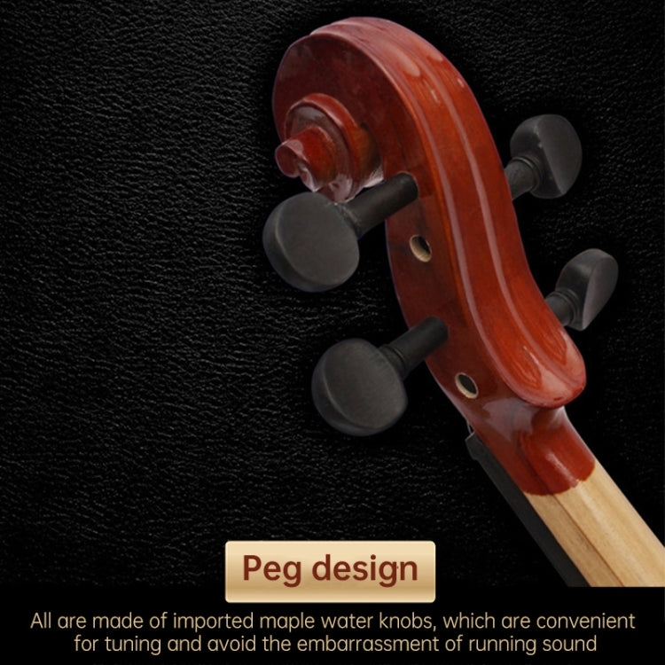ไวโอลินอะคูสติกขนาดเต็ม 4/4 Handmade ไวโอลินไม้เนื้อแข็ง, Violin