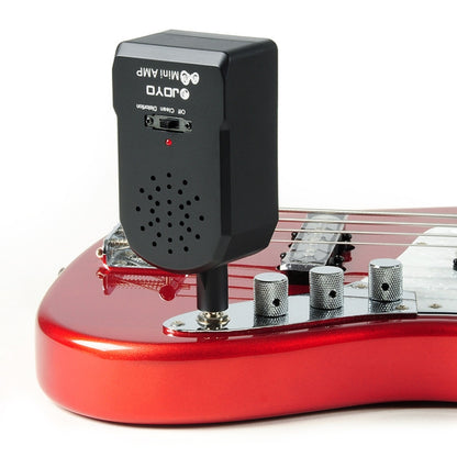 JOYO JA-01 2W เครื่องขยายเสียงกีต้าร์ขนาดใหญ่กีตาร์เบสไฟฟ้าพกพาขนาดเล็กลำโพงที่มีการบิดเบือน Timbre รองรับ MP3 / หูฟัง, JA-01