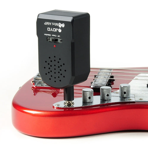 JOYO JA-01 2W เครื่องขยายเสียงกีต้าร์ขนาดใหญ่กีตาร์เบสไฟฟ้าพกพาขนาดเล็กลำโพงที่มีการบิดเบือน Timbre รองรับ MP3 / หูฟัง, JA-01