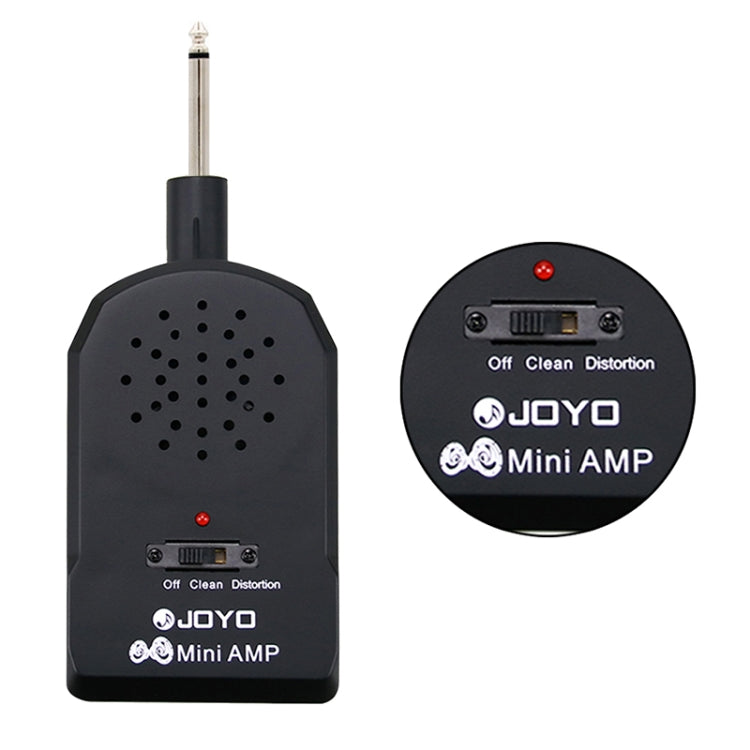 JOYO JA-01 2W เครื่องขยายเสียงกีต้าร์ขนาดใหญ่กีตาร์เบสไฟฟ้าพกพาขนาดเล็กลำโพงที่มีการบิดเบือน Timbre รองรับ MP3 / หูฟัง, JA-01
