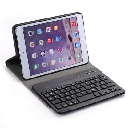A03 สำหรับ iPad mini 3/2/1 เคสแท็บเล็ตพลิกแนวนอน ABS บางเฉียบอเนกประสงค์ + แป้นพิมพ์ Bluetooth