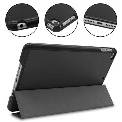 เคสหนัง PU อัจฉริยะแบบพลิกแนวนอนของคัสเตอร์สำหรับ iPad Mini 4 / Mini 5 พร้อมฟังก์ชั่นพัก / ปลุกและที่วางสามพับ, For iPad Mini 4 / Mini 5