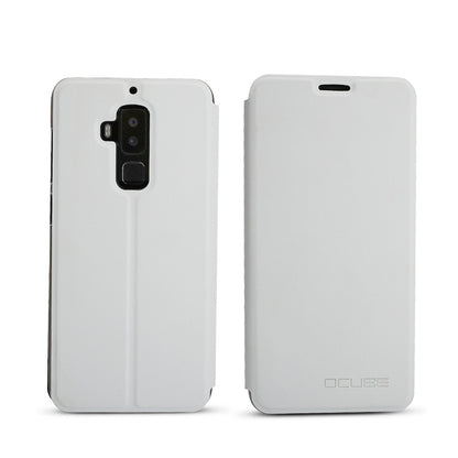 OCUBE สำหรับ HOMTOM S8 (MPH3140) ซองหนังพลิกแนวนอนเนื้อสปริงพร้อมตัวยึด, For HOMTOM S8