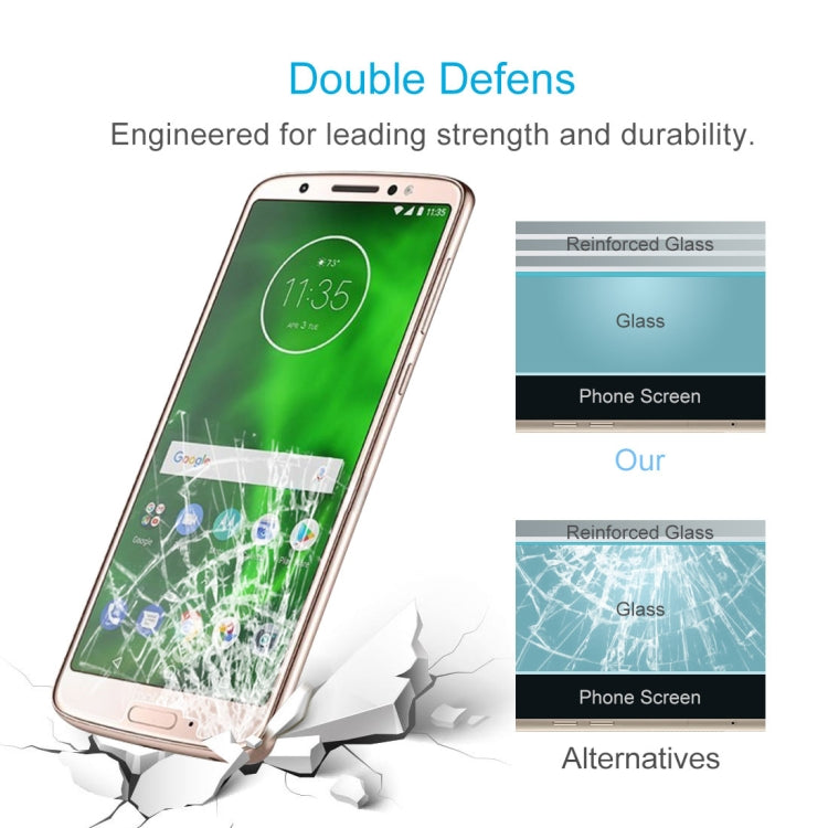 ฟิล์มกระจกนิรภัย 0.26 มม. 9H 2.5D สำหรับ Motorola Moto G6, For Moto G6 (1 PC)