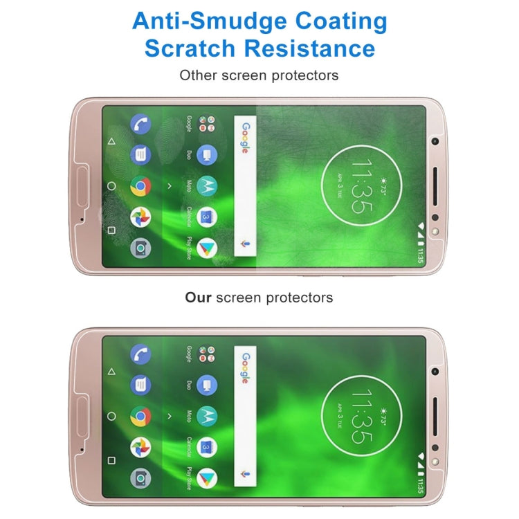 ฟิล์มกระจกนิรภัย 0.26 มม. 9H 2.5D สำหรับ Motorola Moto G6, For Moto G6 (1 PC)