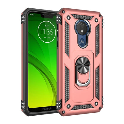 เคสป้องกัน TPU + PC กันกระแทกเกราะสำหรับ Motorola Moto G7 Power พร้อมตัวยึดแบบหมุนได้ 360 องศา, For Motorola Moto G7 Power