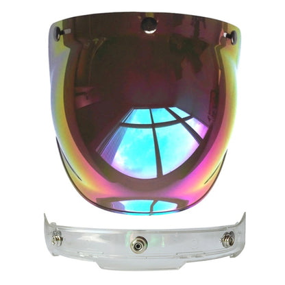 Soman รถจักรยานยนต์ Bubble Visor เปิดหน้า Visor หมวกกันน็อคกระจกหน้ารถพร้อมกรอบโปร่งใส