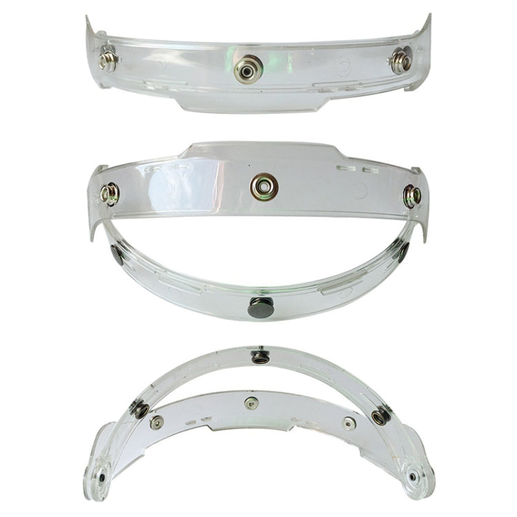 Soman รถจักรยานยนต์ Bubble Visor เปิดหน้า Visor หมวกกันน็อคกระจกหน้ารถพร้อมกรอบโปร่งใส