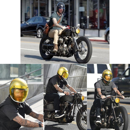 Soman รถจักรยานยนต์ Bubble Visor เปิดหน้า Visor หมวกกันน็อคกระจกหน้ารถพร้อมกรอบโปร่งใส