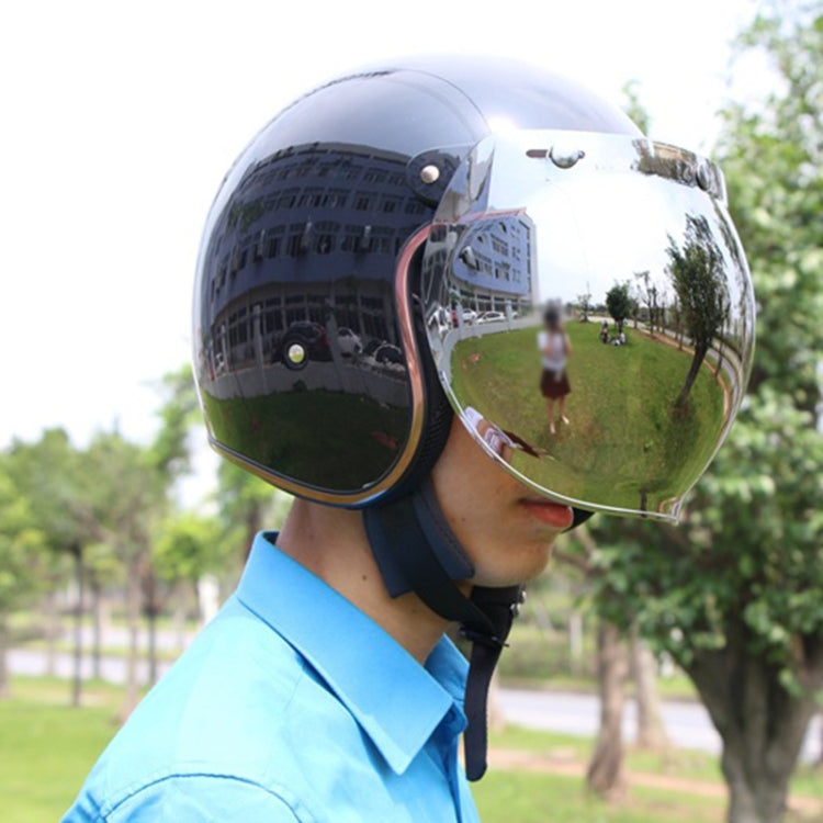Soman รถจักรยานยนต์ Bubble Visor เปิดหน้า Visor หมวกกันน็อคกระจกหน้ารถพร้อมกรอบโปร่งใส