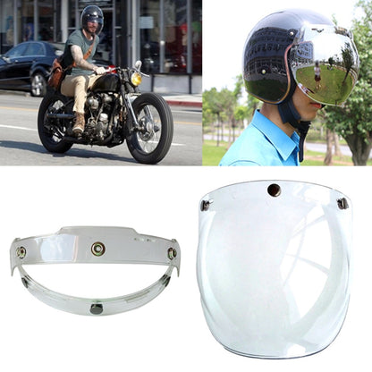 Soman รถจักรยานยนต์ Bubble Visor เปิดหน้า Visor หมวกกันน็อคกระจกหน้ารถพร้อมกรอบโปร่งใส