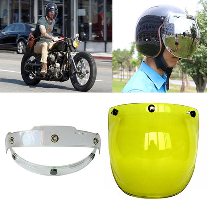 Soman รถจักรยานยนต์ Bubble Visor เปิดหน้า Visor หมวกกันน็อคกระจกหน้ารถพร้อมกรอบโปร่งใส
