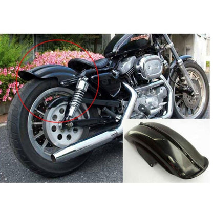 MB-WE001 ABS รถจักรยานยนต์ด้านหลัง Mudguards ยางด้านหลัง Fender สำหรับ Harley Davidson 883 XL1200, For Harley Davidson 883 XL1200