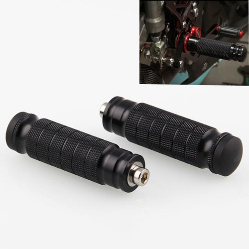MB-BF001-BK แป้นเหยียบเบาะหลังแบบดัดแปลงสำหรับรถจักรยานยนต์สากล 1 คู่, MB-BF001-BK