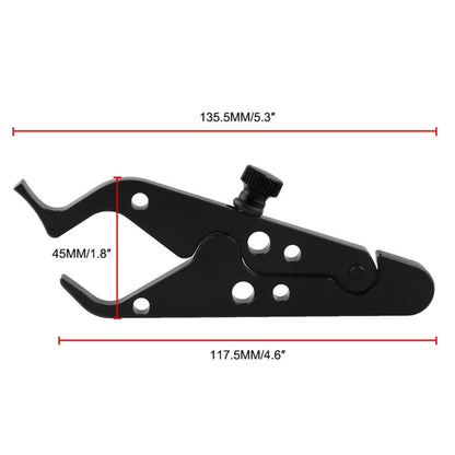 MB-OT312-BK Universal รถจักรยานยนต์อลูมิเนียมคันเร่งควบคุมคลิปเสริม Handle FIXED คลิปชุด, MB-OT312-BK